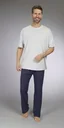 Men's pajamas, color gray/navy, size M