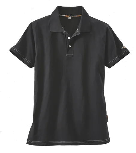 "Polo shirt with print, color black, size L image"