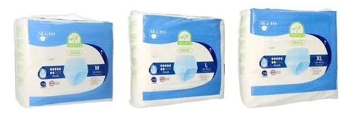 "Disposable Pants "Plus", White, 14 pieces, size L image"