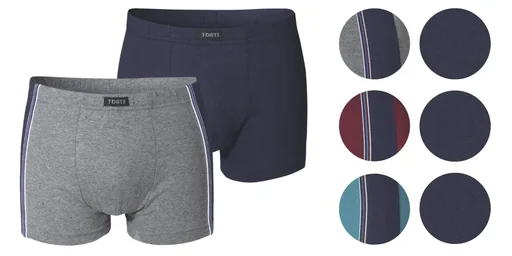 "Retro shorts in a pack of 6, assorted colors, size 5 image"