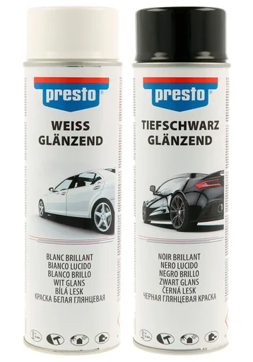 "Rally spray can, glossy, 500 ml, color white image"