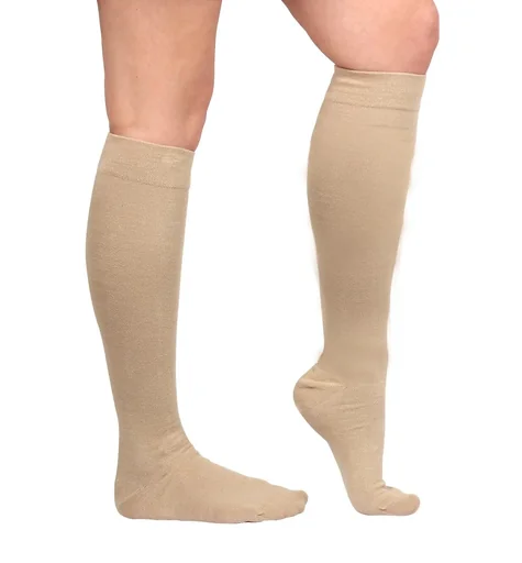 "Energy LYCRA support knee socks, beige, size 35 - 38, 1 pair image"