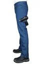 Work jeans made of durable denim, color blue, size 48