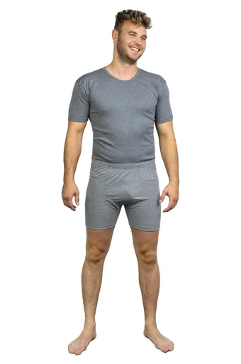 "Undershirt, dark grey/melange, size L image"