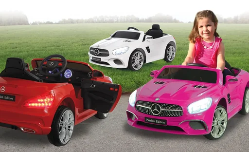 "Ride-on Mercedes-Benz SL 400 pink 12V image"