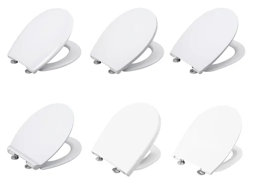 "PREMIUM 4 toilet seat, soft-close, removable, white image"