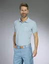 Polo shirt, light blue, size L