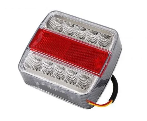 "LED 3-chamber tail light, 12 Volt, 1 piece image"