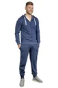 Leisure suit color navy-melange, size 2XL