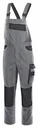 Dungarees EXTREME, grey-black, size M