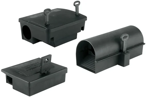 "Bait station "BlocBox BETA" for rats, 22.5 x 18.5 x 16 cm image"