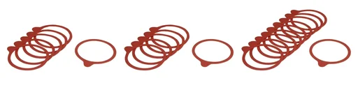 "Preserving rubber rings, 112 x 128 mm, filling opening 120 mm, 10 pieces image"