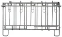 Catch grid with 5 feeding places for modular fence housing