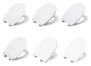 PREMIUM 6 toilet seat, soft-close, removable, white
