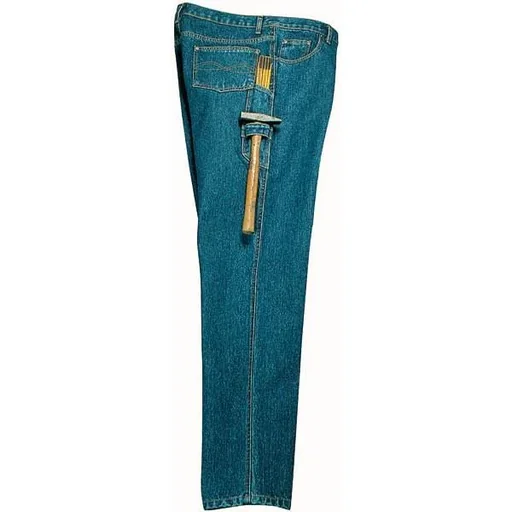 "Work jeans made of durable denim, color blue, size 60 image"