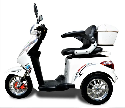 "Senior scooter white - 30 Ah Li-Ion battery - 25 km/h - Senior mobility image"