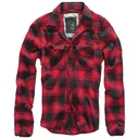 Checked shirt red/black, size 4XL