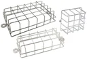 Protective grille for rear lights, rectangular, 210 x 80 x 55 mm