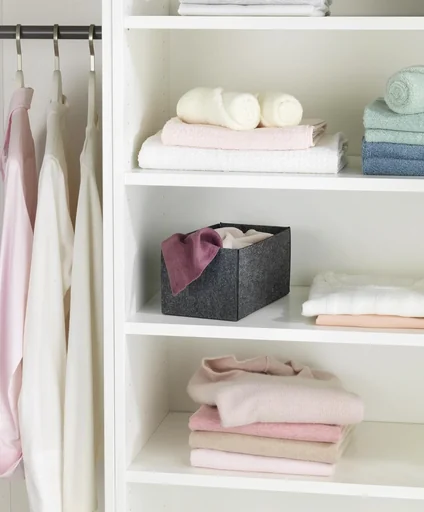 "Felt basket, foldable, size S image"