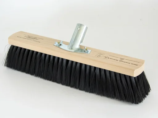 "Professional workshop and hall broom with synthetic bristles, 60 cm image"