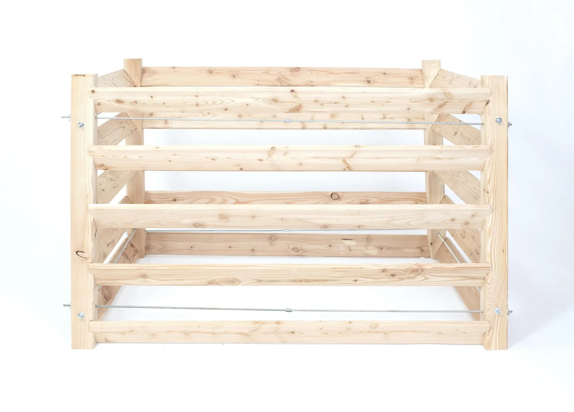 "Composteur Konni L, 130×100×80 cm, Naturel – Bois de mélèze FSC, 1.040 l image"