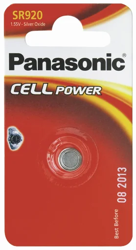 "Silver oxide button cell SR920 / V371 - 1 piece image"