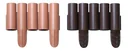 Bed edging PALISADE, brown - 8 pieces - 2.4 m