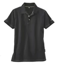 Polo shirt with print, color black, size XL