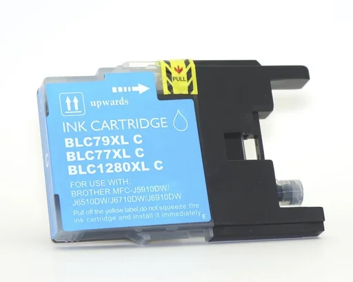 "Printer cartridge for Brother LC1240C01 cyan image"