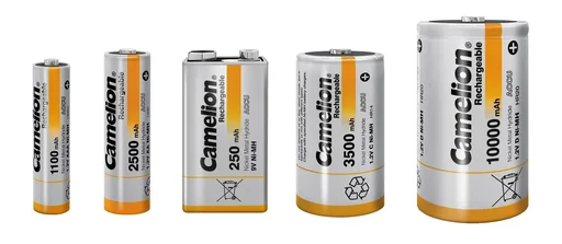 "NiMH Micro (AAA) battery with 1100mAh - 2 pieces including box image"