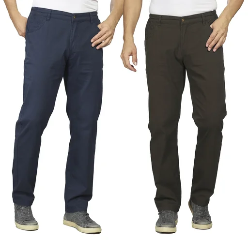 "Stretch trousers with comfortable waistband, color navy, size 58 image"