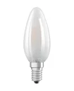 LED STAR RETROFIT candle with 2.5 watts, E14, cool white, matt