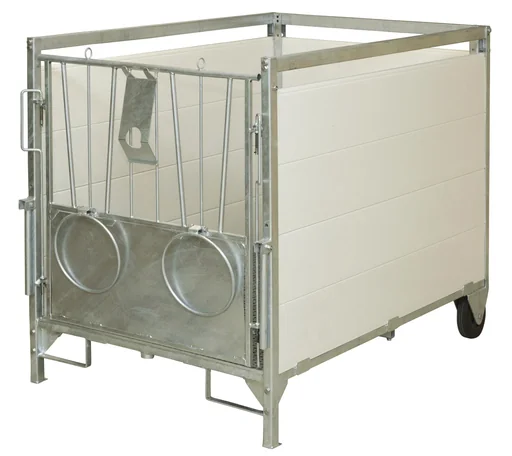 "Calf box, large 160 cm x 100 cm including roof image"