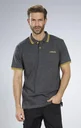 Polo shirt, color black/melange, size M