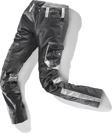 "Women's trousers WORXTAR, black-grey, size 42 image"