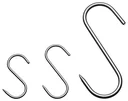 Meat hooks, stainless steel, 18 cm, 10 pieces
