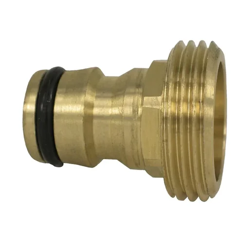 "Brass device connector, plug-in system, 1/2" external thread image"