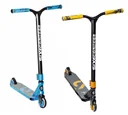 Stunt scooter with reinforced wing handlebar, HIC Compression, 100 mm, ABEC 9, 360° steering, black-copper brown