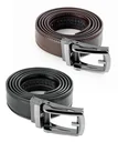 Automatic Click belt, leather, color black