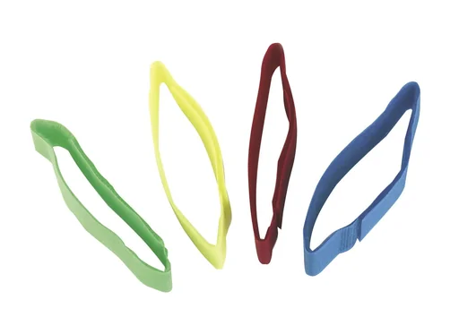 "Cow marking bands, with Velcro fastener, blue, pack of 10 image"