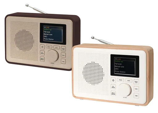 "DAB+ Radio mit Bluetooth, lightwood image"