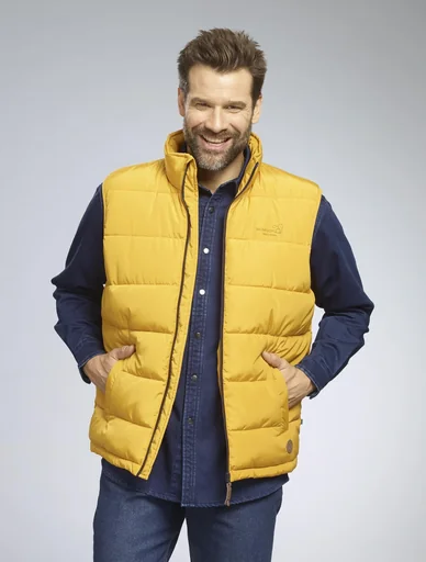 "Quilted vest, color curry, Gr.M image"