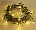 LED light chain with 96 warm white LEDs, 7.2m, IP44, battery-operated