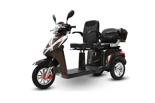 "Electric vehicle 503 Brown 2-seater, 25 km/h with 30 Ah lithium battery image"