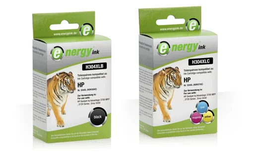 "Ink cartridge ENH-304XLBK replaces HP No. 304 XL black image"