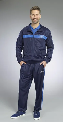 "3-piece leisure suit, color navy-royal blue, size 4XL image"