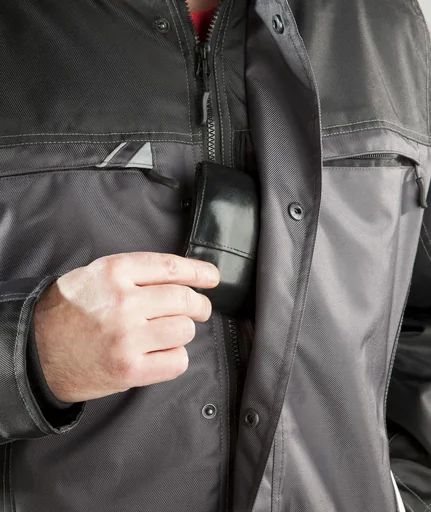 "YUKON winter jacket, color black/grey, size M image"
