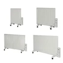 Oil panel heater, white, 400 W