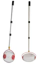 Roll collector with telescopic handle, small
