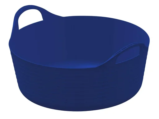 "Flexible trough "FlexBag", 15 liters, flat design, blue image"